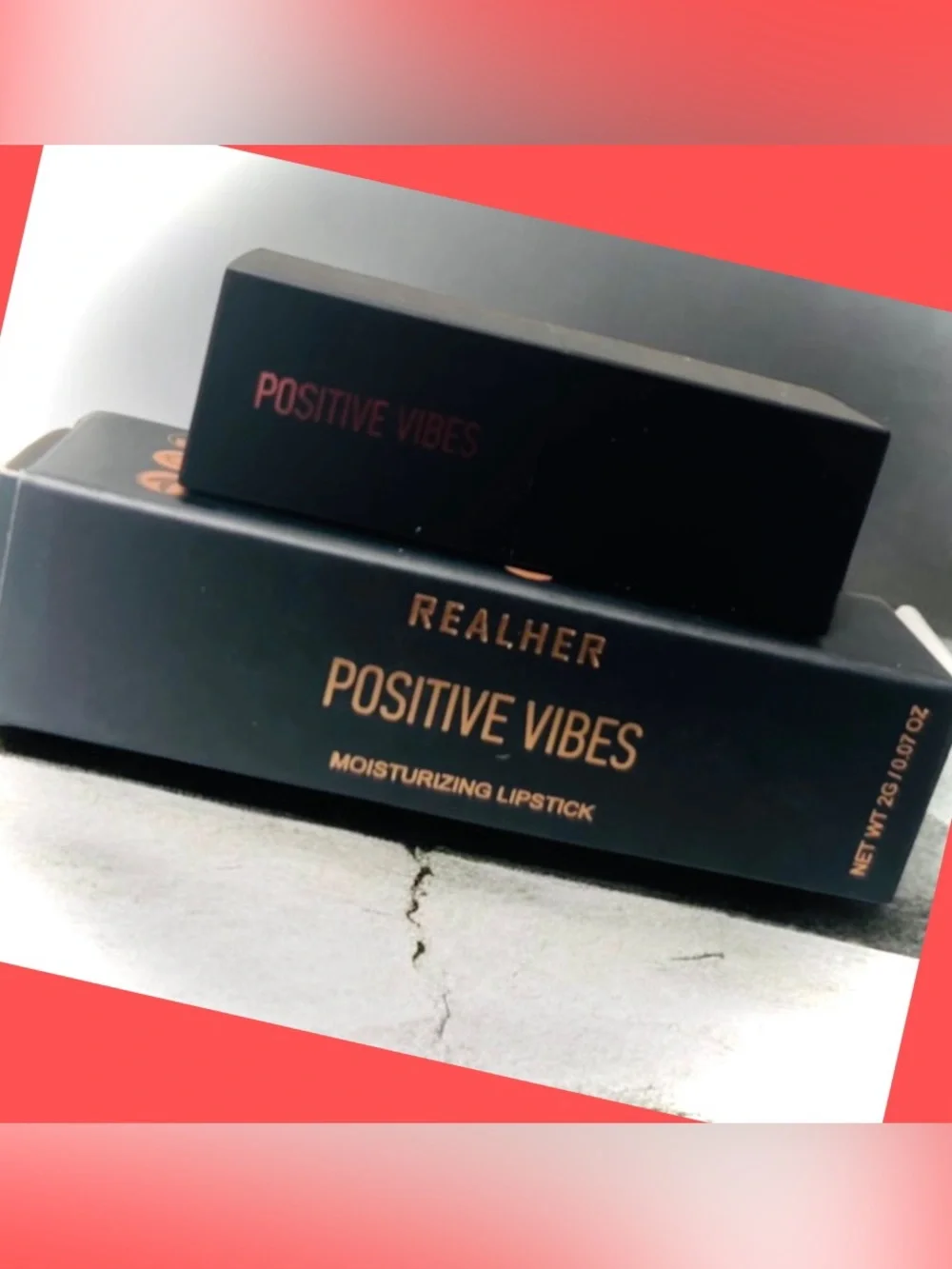 Moisturizing Lipstick in POSITIVE VIBES By REALHER
